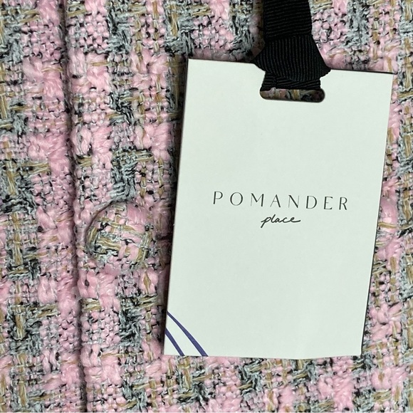 Pomander Place Tweed Bianca Sleeveless Shift Dress-Peony Pink-Women’s XL-NEW-NWT - Picture 6 of 10